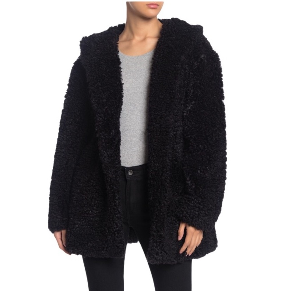 Sebby Faux Shearling Teddy Bear Coat